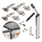 Kit Articulador Unilaretal Aventos Blum Hk-xs | + Pulsador Ti